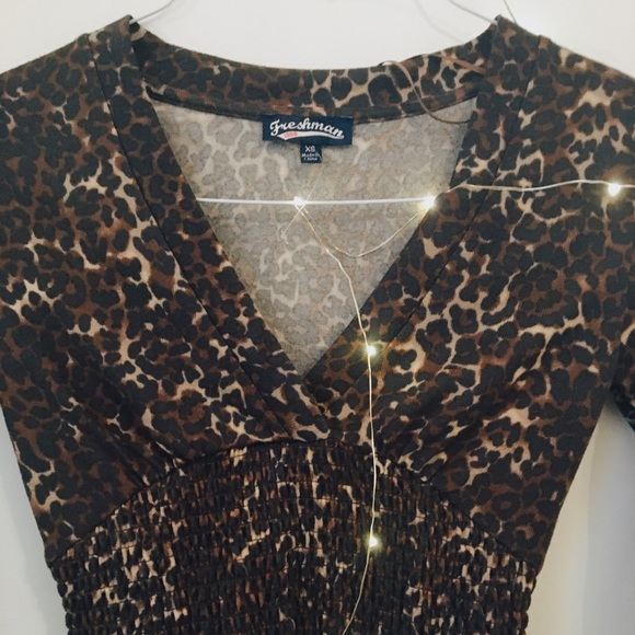 Freshman long sleeve cheetah print shirt - Picture 3 of 3